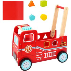 SOKA Wooden Fire Engine Rider and Push Along Toy - Toddler Learning Toy SOKA Wooden Fire Engine Rider and Push Along Toy - Toddler Learning Toy