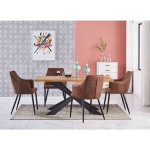 Life Interiors Zarah Duke lux Set da pranzo - 5 pezzi Life Interiors Zarah Duke lux Set da pranzo - 5 pezzi