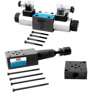 WINCHMAX CETOP3/NG6 12V Hydraulic Valve System - Solenoid, Manifold, Regulator WINCHMAX CETOP3/NG6 12V Hydraulic Valve System - Solenoid, Manifold, Regulator