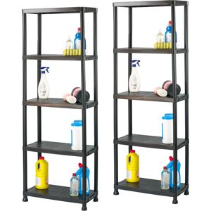 KCT - 5 Tier Plastic Shelving KCT - 5 Tier Plastic Shelving