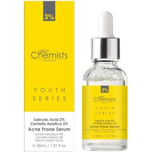 Skin Chemists Salicylic Acid 2% and Centella Asiatica 3% Acne Prone Serum - 30ml Skin Chemists Salicylic Acid 2% and Centella Asiatica 3% Acne Prone Serum - 30ml