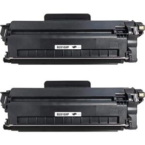 Brother TN2510XL Compatible Black Laser Toner 2 Pack - 3,000 Pages Brother TN2510XL Compatible Black Laser Toner 2 Pack - 3,000 Pages