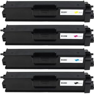 Go Inks Brother Tn328 High Capacity Laser Toner Set - 4 Cartridges Go Inks Brother Tn328 High Capacity Laser Toner Set - 4 Cartridges