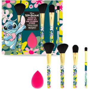Mad Beauty Stitch Cosmetic Brush Set - Self-Care, 5 pcs Mad Beauty Stitch Cosmetic Brush Set - Self-Care, 5 pcs