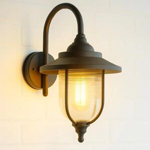 CGC Lighting Jemima Black Fisherman Wall Lantern - Outdoor Light CGC Lighting Jemima Black Fisherman Wall Lantern - Outdoor Light