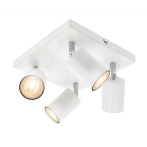 CGC Lighting Jack Square White Four Head GU10 Ceiling Spot Light - Ceiling Spot Light CGC Lighting Jack Square White Four Head GU10 Ceiling Spot Light - Ceiling Spot Light