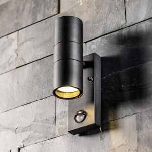 CGC Lighting 'Leon' Black Stainless Steel GU10 Up and Down Outdoor Wall Light IP44 CGC Lighting 'Leon' Black Stainless Steel GU10 Up and Down Outdoor Wall Light IP44