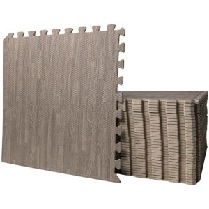 Samuel Alexander 12 Piece Grey Wood Effect EVA Foam Floor Tiles - Floor Tiles Samuel Alexander 12 Piece Grey Wood Effect EVA Foam Floor Tiles - Floor Tiles
