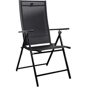 Samuel Alexander Black Multi-Position Garden Reclining Chair Samuel Alexander Black Multi-Position Garden Reclining Chair