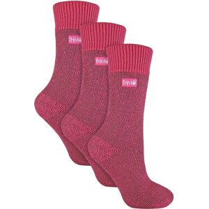 THMO Dames - 3-Pack Thermosokken - Roze - Maat UK 4-8 THMO Dames - 3-Pack Thermosokken - Roze - Maat UK 4-8