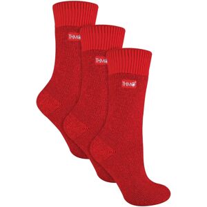 Thmo Dames Thermosokken - Meerpack, Rood - UK 4-6.5 Thmo Dames Thermosokken - Meerpack, Rood - UK 4-6.5