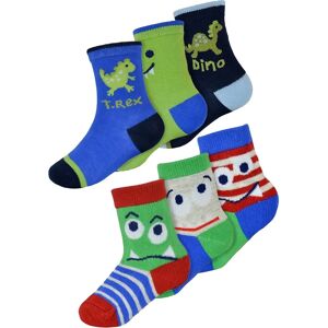 Sock Snob Baby Monsters Dinosaur Socks - 6 Pairs Sock Snob Baby Monsters Dinosaur Socks - 6 Pairs