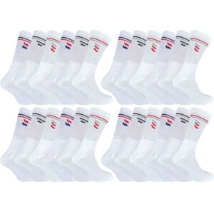 Sock Snob Herren Retro Streifen Baumwoll Sportsocken - 24 Paar Sock Snob Herren Retro Streifen Baumwoll Sportsocken - 24 Paar