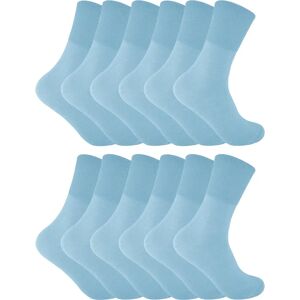 Sock Snob 12 Pack Diabetic Thermal Socks - Blue Sock Snob 12 Pack Diabetic Thermal Socks - Blue