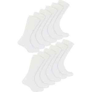 Sock Snob Witte Bamboe Sport Sokken Kinderen 3-11Y Sock Snob Witte Bamboe Sport Sokken Kinderen 3-11Y