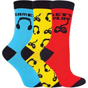 Sock Snob Katoenen Gaming Sokken - 3 Paar Kinderen & Jongens Sock Snob Katoenen Gaming Sokken - 3 Paar Kinderen & Jongens