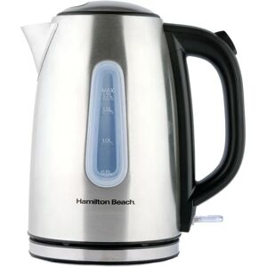 Hamilton Beach 1.7l Stainless Steel Electric Kettle - 3000w With Overheat Protection Hamilton Beach 1.7l Stainless Steel Electric Kettle - 3000w With Overheat Protection