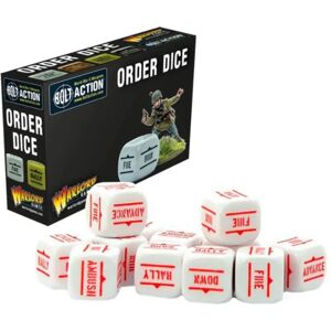 Biały Orders Dice Pack od Warlord Games - Rozszerzenie do Gier Figur Biały Orders Dice Pack od Warlord Games - Rozszerzenie do Gier Figur