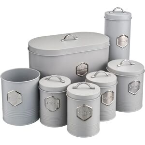 Cooks Professional - 7pc Canister Set - Kitchen Storage Cooks Professional - 7pc Canister Set - Kitchen Storage