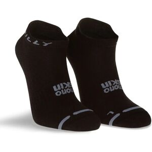 Hilly Active Socklet - Black/Grey - Running Socks - Lightweight Hilly Active Socklet - Black/Grey - Running Socks - Lightweight