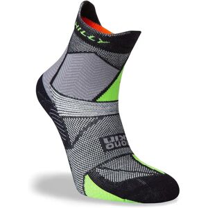Hilly Unisex Marathon Fresh Ankle Socks - Black,Grey,Lime Green Hilly Unisex Marathon Fresh Ankle Socks - Black,Grey,Lime Green