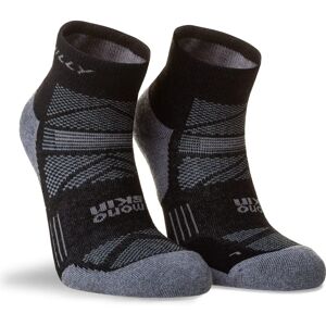 Hilly Supreme Anklet XL Socks - Black/Grey Marl - Anklet Socks Hilly Supreme Anklet XL Socks - Black/Grey Marl - Anklet Socks