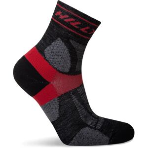 Hilly Unisex Mid Socks - Quick Dry Trail Running Socklet - Black/Red XL Hilly Unisex Mid Socks - Quick Dry Trail Running Socklet - Black/Red XL