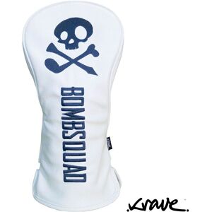 Krave Bomb Squad Golf Driver Headcover - White Krave Bomb Squad Golf Driver Headcover - White