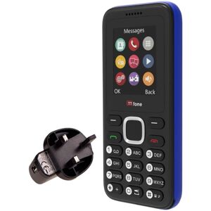Ttfone Blue Dual Sim Mobile Phone - 152mm - Emergency Use Ttfone Blue Dual Sim Mobile Phone - 152mm - Emergency Use