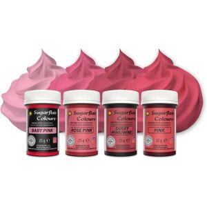 Sugarflair Spectral Paste Pink Set - Colorants alimentaires - Publicité Sugarflair Spectral Paste Pink Set - Colorants alimentaires - Publicité