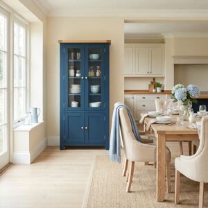 Harbour Lifestyle - Burford Display Cabinet - Navy Blue Harbour Lifestyle - Burford Display Cabinet - Navy Blue