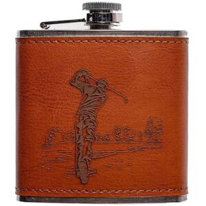 Selbrae House - Leather Hip Flask - Golf - Brown - Hip Flask Selbrae House - Leather Hip Flask - Golf - Brown - Hip Flask