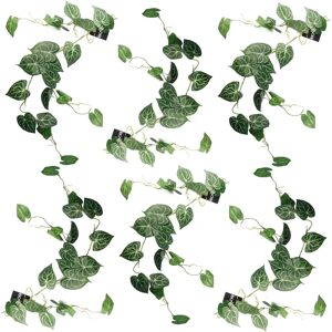 Leaf Artificial Hanging Ivy Plant - 6 Pack, 100cm, Green - Indoor Outdoor Decor Leaf Artificial Hanging Ivy Plant - 6 Pack, 100cm, Green - Indoor Outdoor Decor