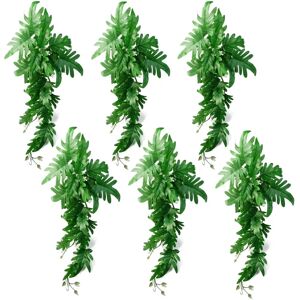 Leaf 6x50cm Artificial Trailing Philodendron Large Leaf Plant Leaf 6x50cm Artificial Trailing Philodendron Large Leaf Plant