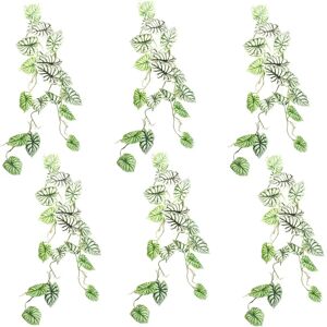 Leaf Alocasia Dragon Scale 120cm Light green Artificial Hanging Plant - Artificial Hanging Plant Leaf Alocasia Dragon Scale 120cm Light green Artificial Hanging Plant - Artificial Hanging Plant