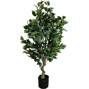 Leaf Design UK - Ficus Tree 100cm - Green - Plant Leaf Design UK - Ficus Tree 100cm - Green - Plant