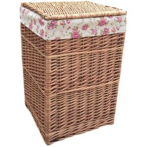 Red Hamper Cotton Lined Light Steamed Square Laundry Basket - Laundry Basket Red Hamper Cotton Lined Light Steamed Square Laundry Basket - Laundry Basket