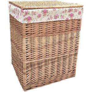 Red Hamper Cotton Lined Light Steamed Square Laundry Basket - Laundry Basket Red Hamper Cotton Lined Light Steamed Square Laundry Basket - Laundry Basket