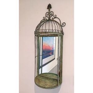 Broughton Birdcage Mirror Display Shelf - Garden or Indoors - 70cm Tall Broughton Birdcage Mirror Display Shelf - Garden or Indoors - 70cm Tall