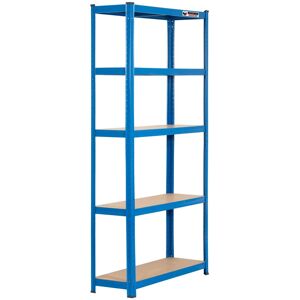 Rhino - 6 Bays 180x90x30cm Boltless Garage Shelving - Blue - 180x90x30cm - Shelving Unit Rhino - 6 Bays 180x90x30cm Boltless Garage Shelving - Blue - 180x90x30cm - Shelving Unit