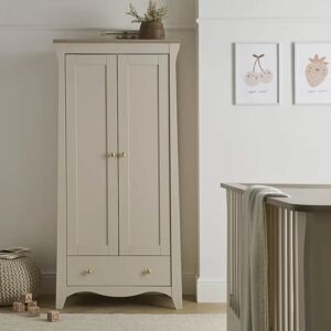 CuddleCo Clara 2 Door Nursery Wardrobe - Cashmere & Ash CuddleCo Clara 2 Door Nursery Wardrobe - Cashmere & Ash