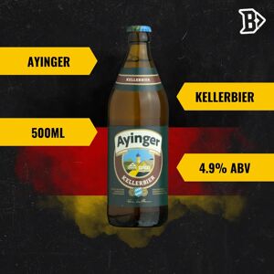 Ayinger Kellerbier 500ml - 4.9% ABV - 12-pack Beer Ayinger Kellerbier 500ml - 4.9% ABV - 12-pack Beer
