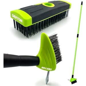 HOMION - 3-in-1 Patio Cleaning Brush - Green/Black - Weeding - Brush Tool HOMION - 3-in-1 Patio Cleaning Brush - Green/Black - Weeding - Brush Tool