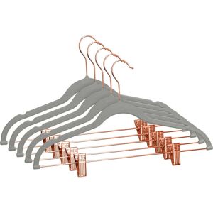 HYGRAD - BUILT TO SURVIVE - Velvet - Grey Rose Gold - Hangers HYGRAD - BUILT TO SURVIVE - Velvet - Grey Rose Gold - Hangers
