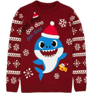 Baby Shark Mens Christmas Jumper - Red Daddy Shark XX-Large - Christmas Jumper Baby Shark Mens Christmas Jumper - Red Daddy Shark XX-Large - Christmas Jumper