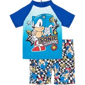 Sonic the Hedgehog 2 Piece Swim Set - Boys Blue - Swim Set Sonic the Hedgehog 2 Piece Swim Set - Boys Blue - Swim Set