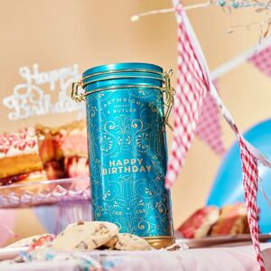 Cartwright & Butler Happy Birthday Musical Tin - Chocolate Chunks Biscuits Cartwright & Butler Happy Birthday Musical Tin - Chocolate Chunks Biscuits