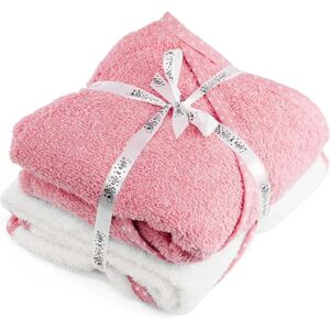 GEEZY - 2-Pack Hooded Baby Towel - Pink - 100% Cotton - Hooded towel GEEZY - 2-Pack Hooded Baby Towel - Pink - 100% Cotton - Hooded towel