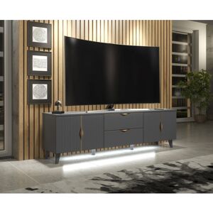 Furneo - Azzurro10G - Grey - 180cm - TV Stand Furneo - Azzurro10G - Grey - 180cm - TV Stand