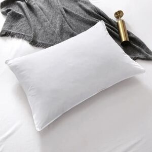 HomeSpace Direct Duck Feather and Down Pillow - Set of 2 - White - Pillow HomeSpace Direct Duck Feather and Down Pillow - Set of 2 - White - Pillow